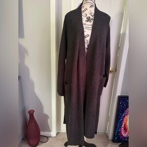 Uniqlo Dark Gray Long Cardigan